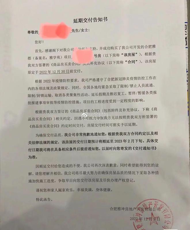 延期交房三个月后diss！业主痛诉：合肥雅郡偷工减料、画塑胶跑道等“九宗罪“(图2)