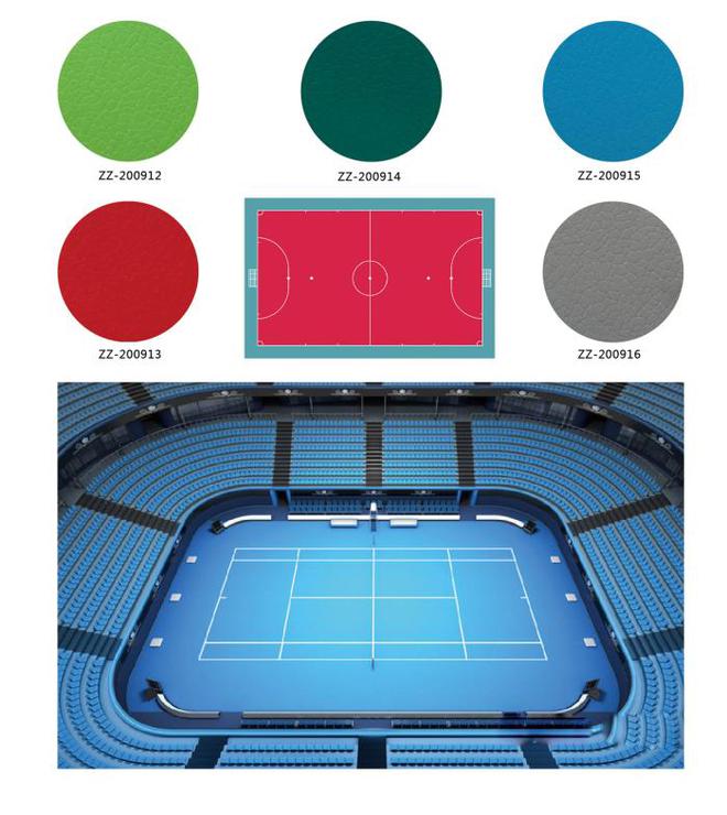 凯发K8国际首页篮球场PVC地胶运动空间的色彩艺术(图1)